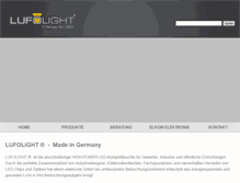 Tablet Screenshot of lufolight.elkom-elektronik.de